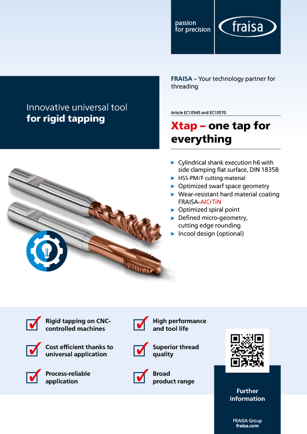 Xtap for rigid tapping
