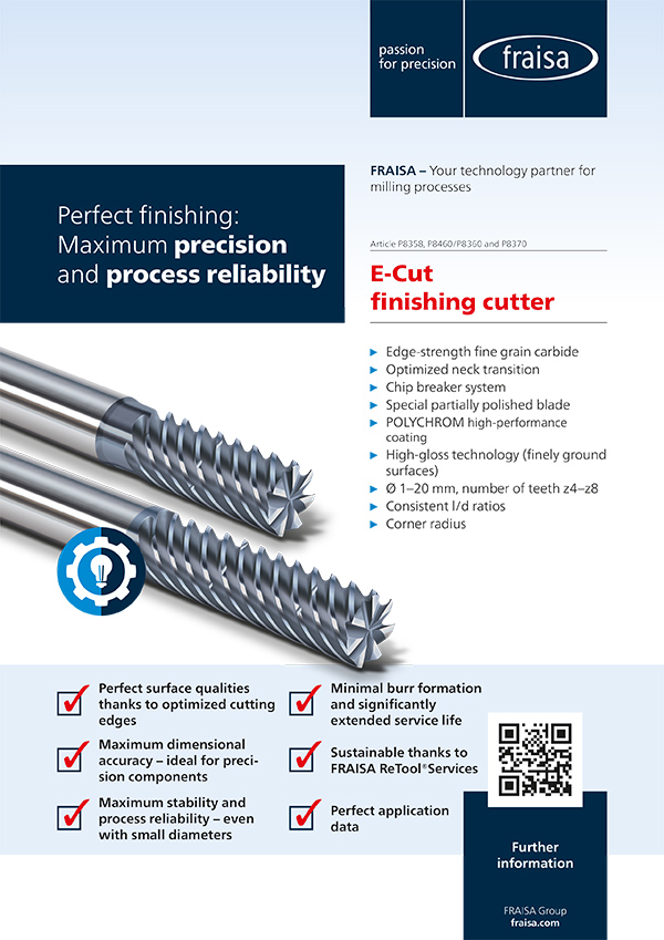 E-Cut finishing cutter