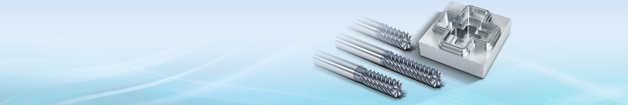 FRAISA E-Cut finishing cutter – the economicalsolution for finishing steel, stainless steel,or harder materials