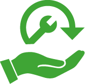 Icon Unterstützung unserer Kunden beim Klimaschutz