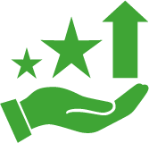 Icon Unterstützung unserer Kunden beim Klimaschutz